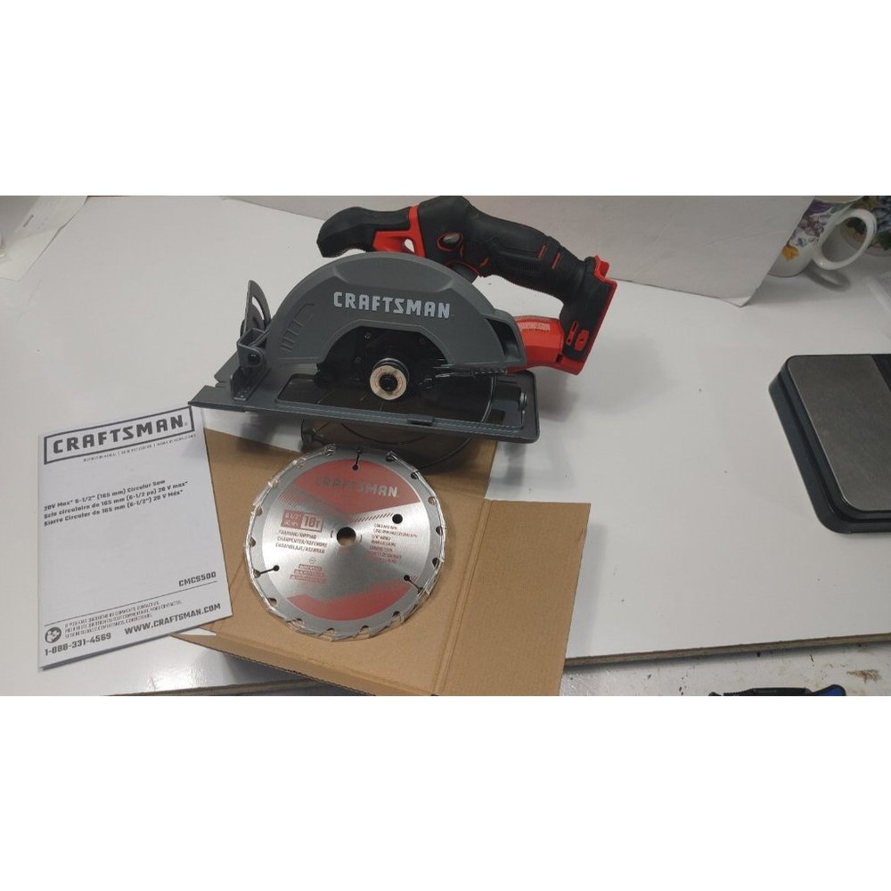 Craftsman  6-1/2" cordless circular saw open box w manual tool only